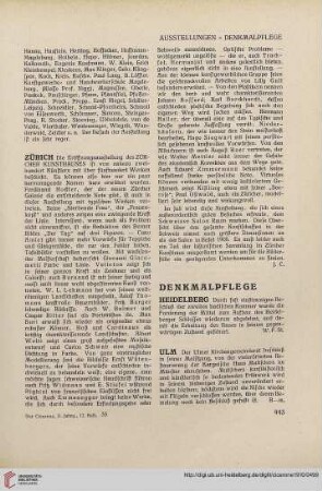 Denkmalpflege