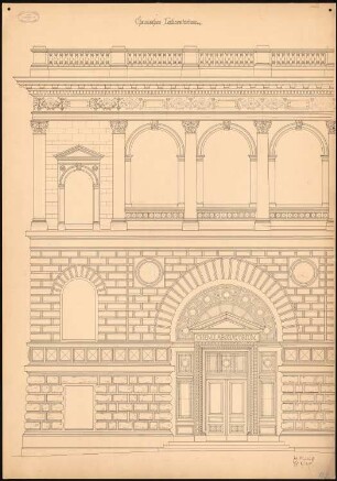Technische Hochschule Berlin Chemiegebäude: Fassadendetail