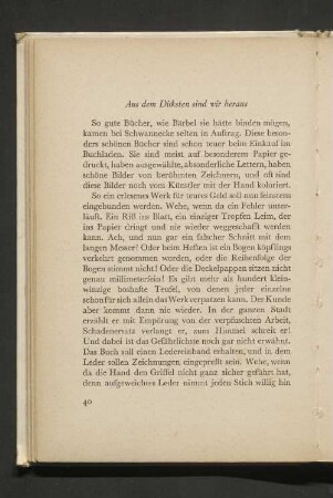 Aus dem Dicksten sind wir heraus