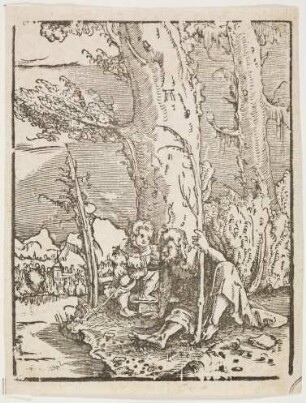 Der heilige Christopherus am Ufer