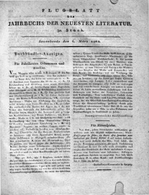 1802-03-06 : 30. Stück