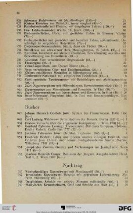 Bücher (Nr. 947-955)
