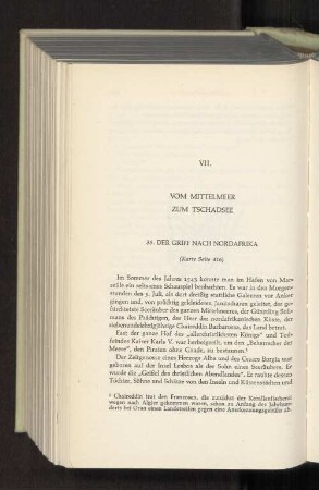 VII. VOM MITTELMEER ZUM TSCHADSEE