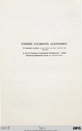 Ankündigung