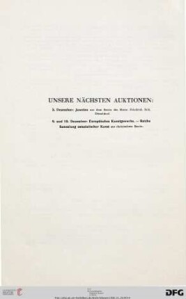 Ankündigung