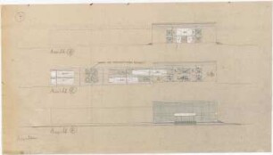 Schneider - Esleben, Paul; Hannover, Messegelände; Ausstellungspavillon und Turm für die Mannesmann AG - Messehalle (Ansicht)