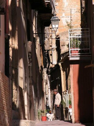 Altstadtgasse in Agrigent