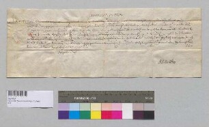 Papst Innozenz III. gewährt dem Karmelitenkloster in Straubing einen Ablass. S: Papst Innozenz III.