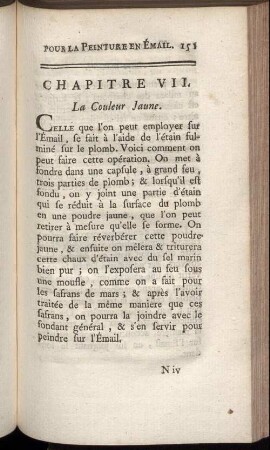 Chapitre VII. La Couleur Jaune.