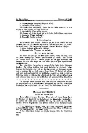 Biologie und Physik