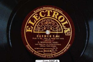 Carmen : 2. Akt; Duett III. Teil (Nein, du liebst mich nicht) / (Bizet)
