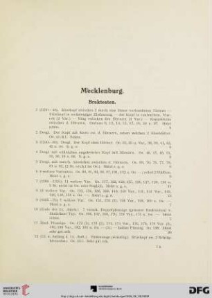 Mecklenburg (Nr. 1-12)