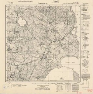 1895 (alte Nr.: 557) Rosengarten, Meßtischblatt (4 cm - Karte)