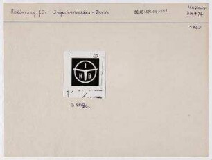 Repro eines Logos für den Ingenieurhochbau-Berlin (IHB). Berlin