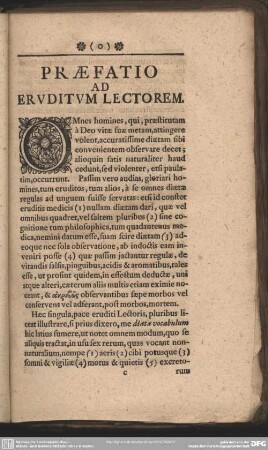 Praefatio Ad Eruditum Lectorem