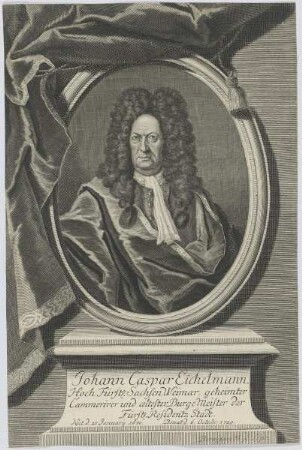 Bildnis des Johann Caspar Eichelmann