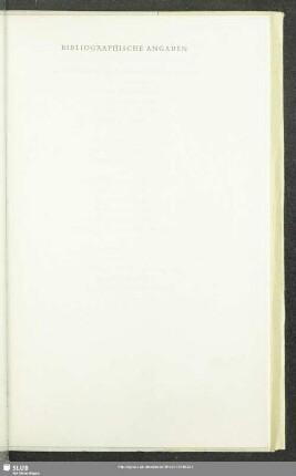 Bibliographische Angaben