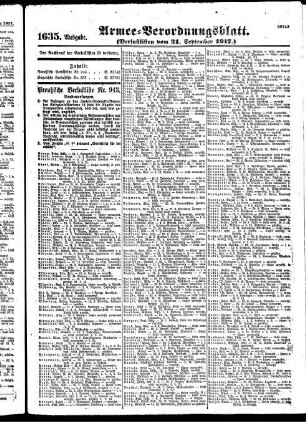 1635. Ausgabe. Freitag, 21. September 1917