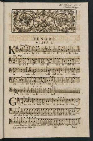 1-14, Missa I. - Missa II.
