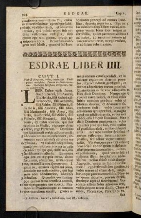 994-1022, Esdrae Liber IIII