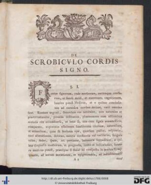 De Scrobiculo Cordis Signo.
