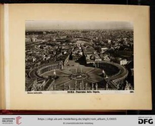 ROMA. Panorama dalla Cupola