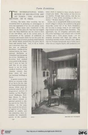 27: The International Exhibition of Decorative Art at Turin, the Austrian section
