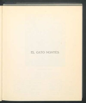El gato montés