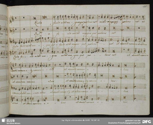 Quia fecit mihi magna
