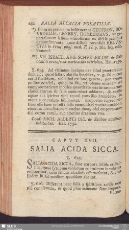 Caput XVII. Salia Acida Sicca