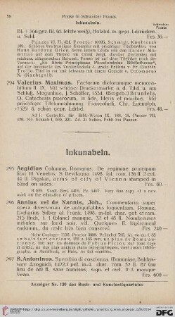 Inkunabeln (Nr. 295 - 348)