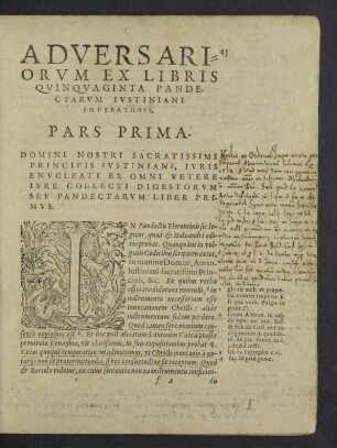Pars Prima.
