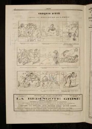 Croquis d'été Joies et douleurs par L. Petit