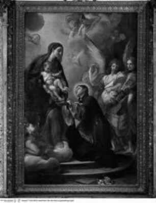 Maria reicht das Christkind dem heiligen Stanislaus Kostka