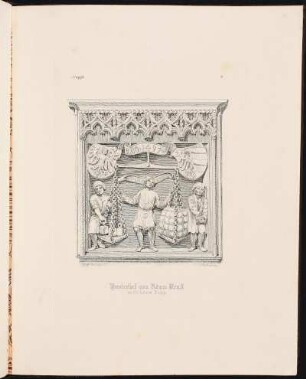 Suppl. 8. Hautrelief von Adam Kraft an der kleinen Waage. - Kraft, Adam: Relief für die Stadtwaage