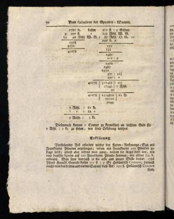 70-79, Erklaerung. Vorstehender Fall ...