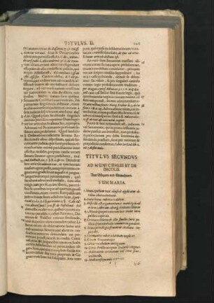 Titulus Secundus. Ad Municipales Et De Incolis. Von Bürgern und Einwohnern.