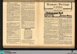 Der Albtalbote : Ettlinger Heimatblatt ; Mittelbadischer Kurier ; Badischer Landsmann, Roman-Beilage