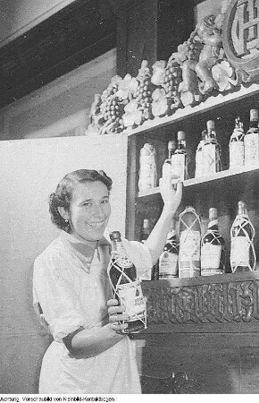 Wilthen. VEB Weinbrand Wilthen, Produktion, Oktober 1952