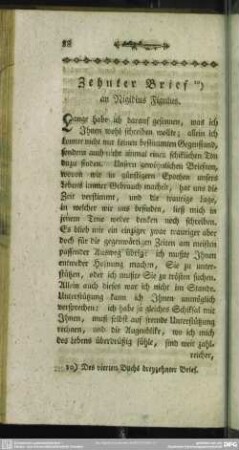 Zehnter Brief an Nigidius Figulus