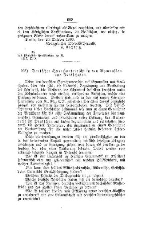 Deutscher Sprachunterricht in den Gymnasien und Realschulen : [III. Gymnasien und Realschulen]