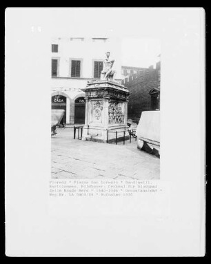 Denkmal für Giovanni delle Bande Nere