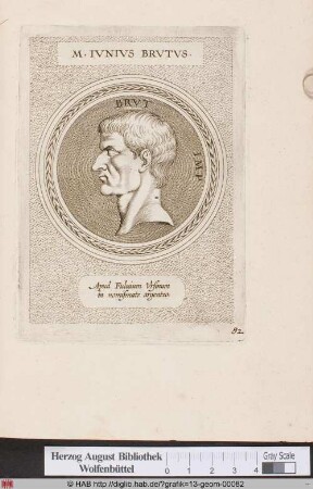 Porträt des Marcus Junius Brutus.
