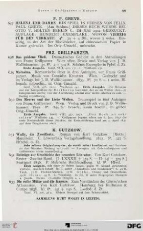 K. Gutzkow (Nr. 631-634)