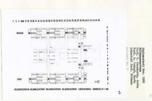 Bildungszentrum (Diplomarbeit bei Kurt Dübbers): Grundriss 2. Obergeschoss 1:200