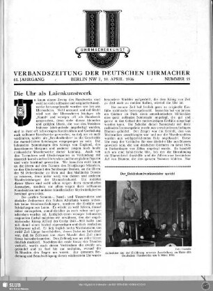 Die Uhr als Laienkunstwerk