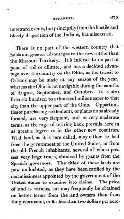 Superior advantages of the Missouri Territory to new Settlers