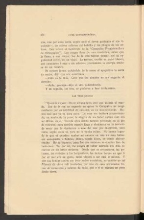 Las tres cartas