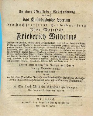 Versuch einer Nachricht vom Culmbachischen Schulwesen, 16