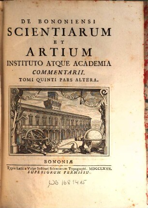 De Bononiensi Scientiarum Et Artium Instituto Atque Academia Commentarii. 5,2